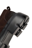 Erkek Kahverengi Bağcıklı Kalın Tabanlı Süet Deri Casual Ayakkabı | Derimod