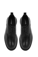 Men's Black Lace-Up Leather Casual Shoes | Derimod