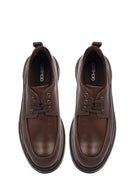 Men's Brown Lace-Up Leather Casual Shoes | Derimod