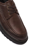 Men's Brown Lace-Up Leather Casual Shoes | Derimod