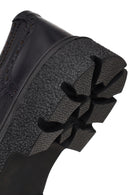 Erkek Siyah Bağcıklı Deri Casual Ayakkabı | Derimod