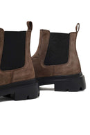 Erkek Vizon Kalın Tabanlı Süet Deri Chelsea Bot | Derimod