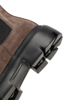 Erkek Vizon Kalın Tabanlı Süet Deri Chelsea Bot | Derimod