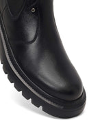 Erkek Siyah Deri Chelsea Bot | Derimod