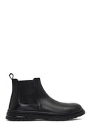 Men's Black Leather Chelsea Boot | Derimod