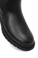 Men's Black Leather Chelsea Boot | Derimod