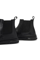 Men's Black Leather Chelsea Boot | Derimod