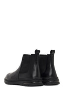 Men's Black Leather Chelsea Boot | Derimod