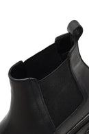 Men's Black Leather Chelsea Boot | Derimod