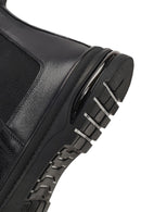 Men's Black Leather Chelsea Boot | Derimod