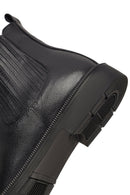 Men's Black Leather Chelsea Boot | Derimod