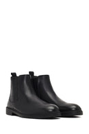 Men's Black Leather Chelsea Boot | Derimod