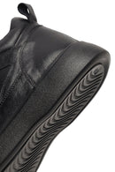 Erkek Siyah Bağcıklı Kalın Tabanlı Deri Spor Bot | Derimod