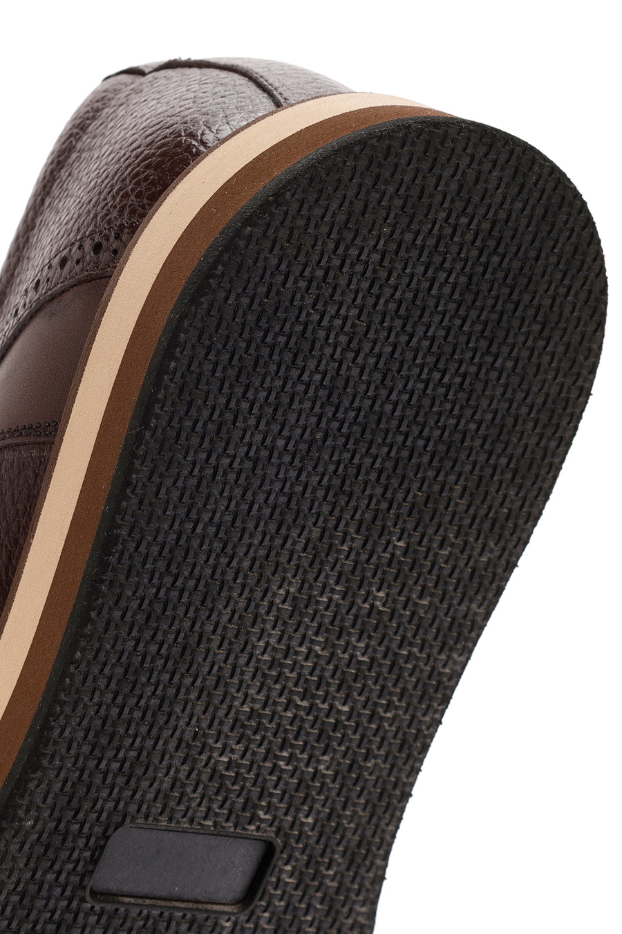 Men's Brown Lace Up Leather Casual Shoes
