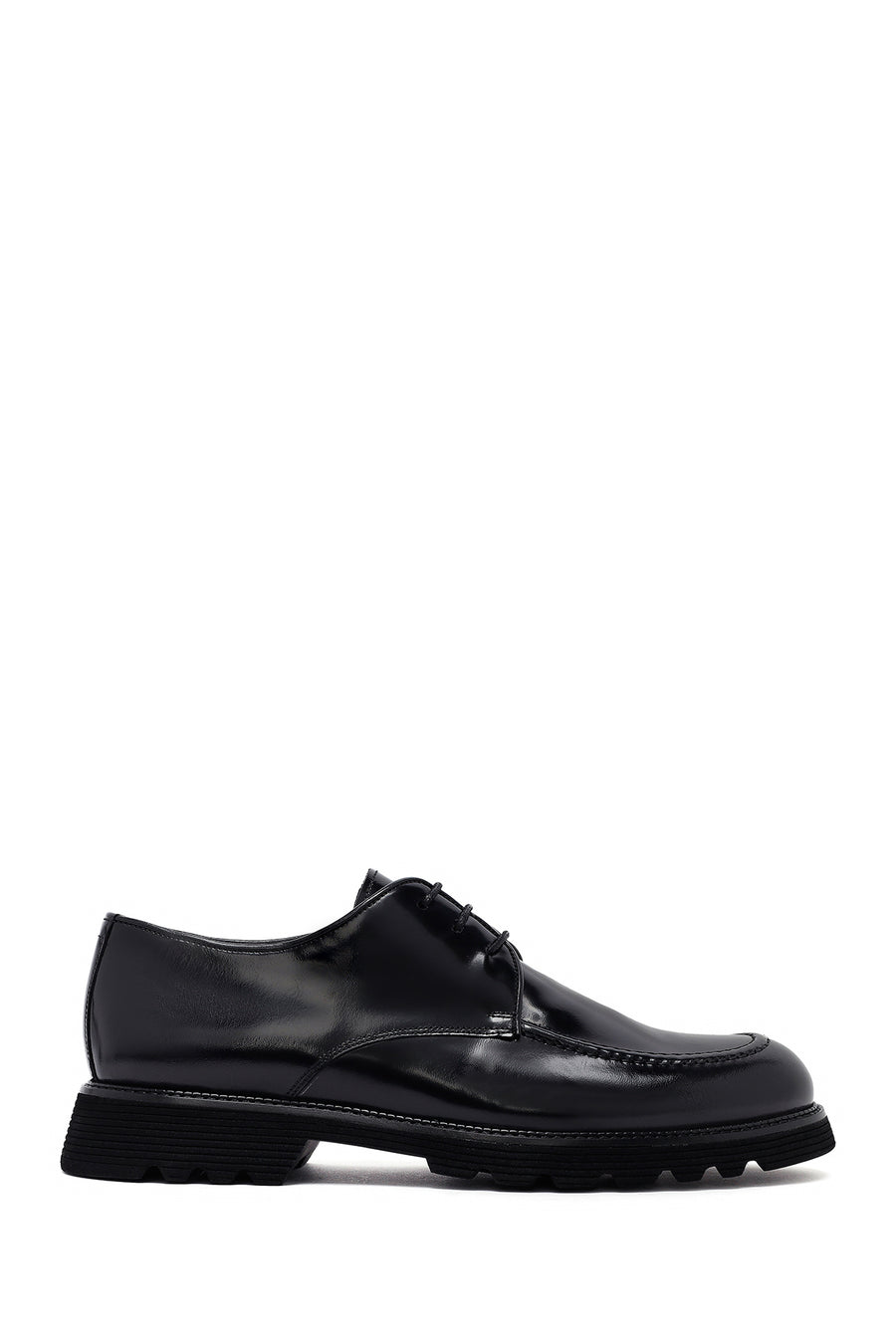 Men's Black Lace Up Leather Casual Shoes 25WFD704622 | Derimod