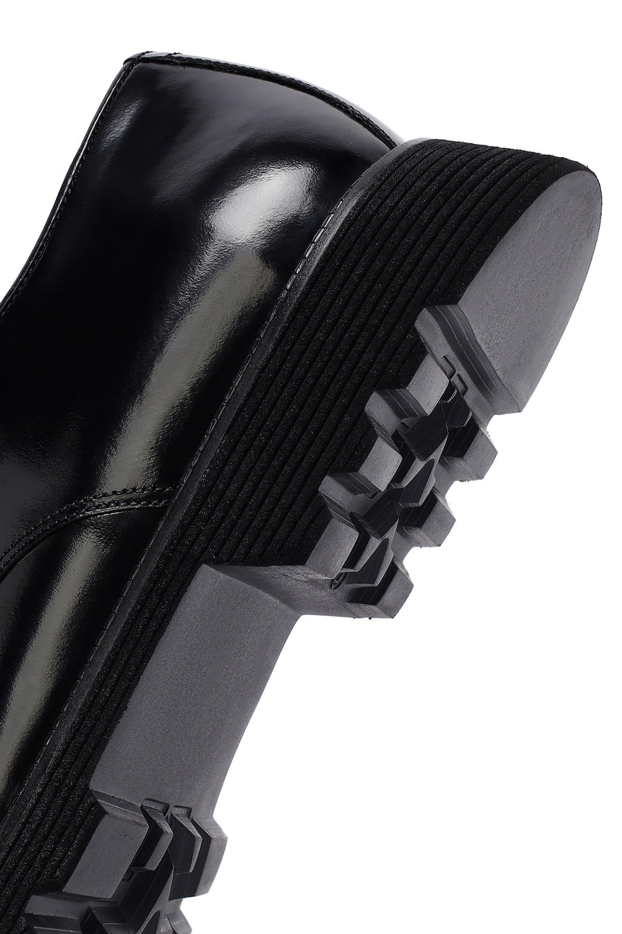 Men's Black Lace Up Leather Casual Shoes
