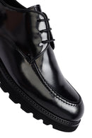 Men's Black Lace Up Leather Casual Shoes | Derimod