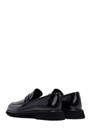 Male Black Leather Classic Loafer | Derimod