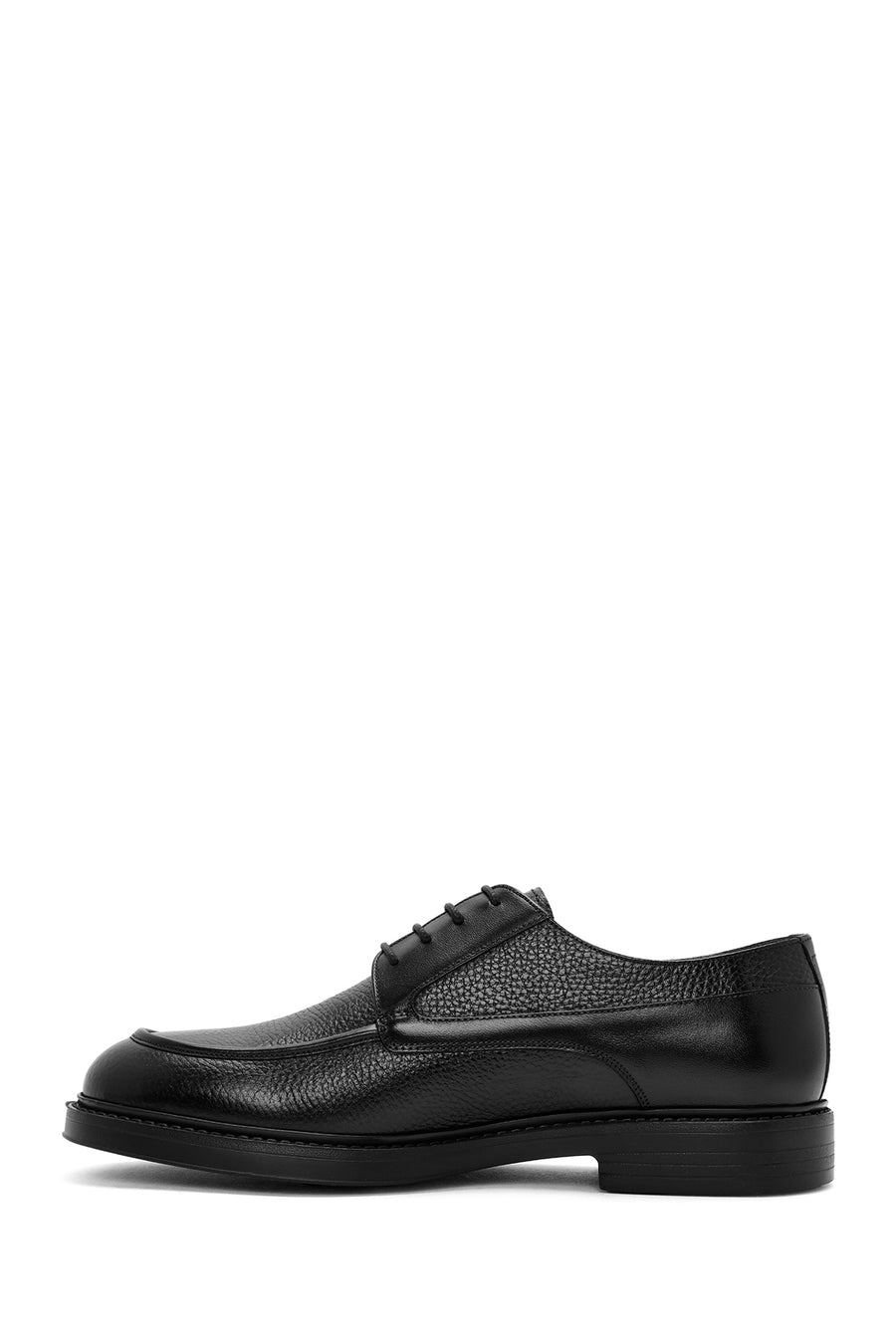 Men's Black Lace Up Leather Casual Shoes