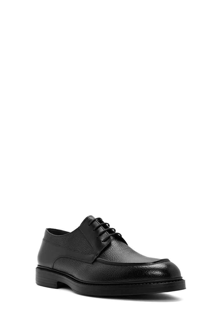 Men's Black Lace Up Leather Casual Shoes