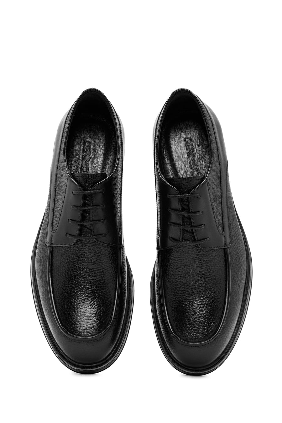 Men's Black Lace Up Leather Casual Shoes