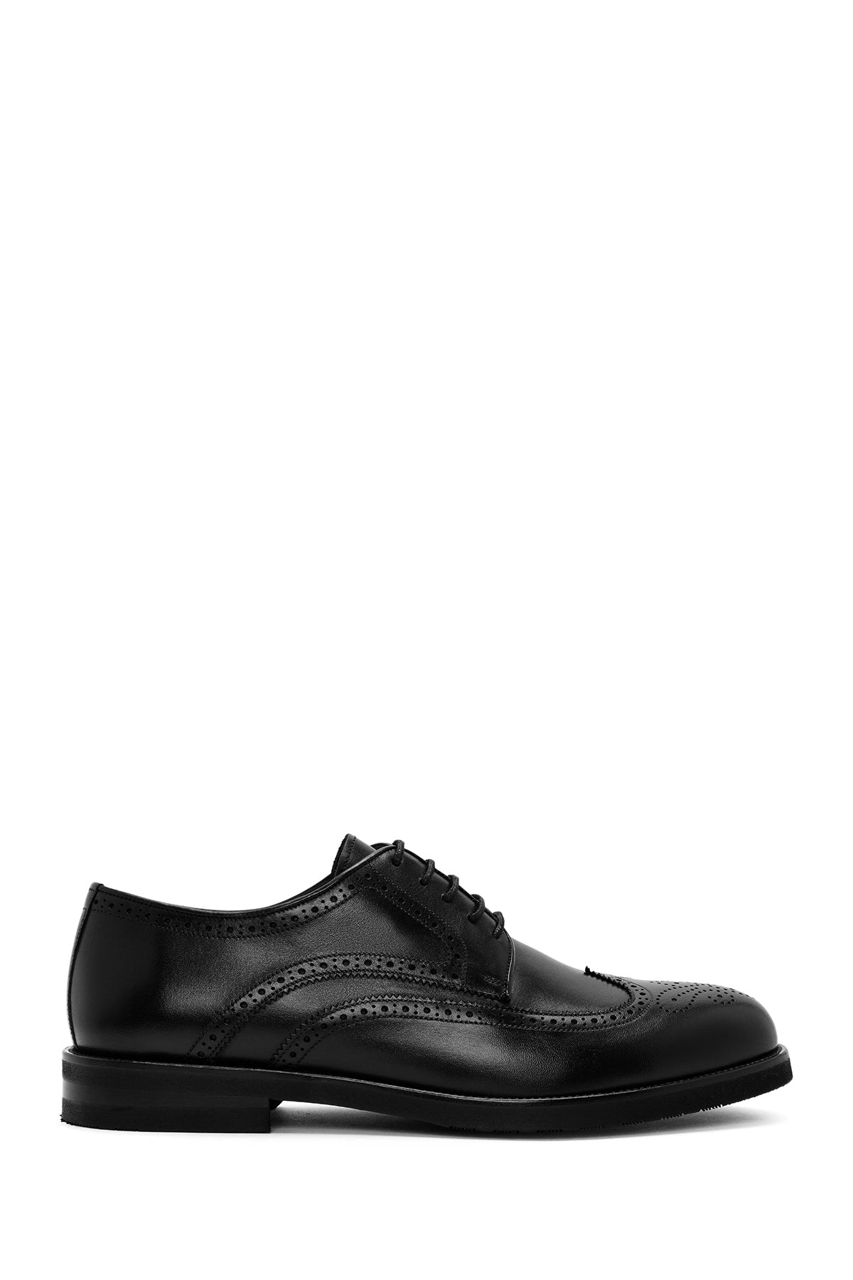 Men's Black Lace-Up Leather Classic Shoes 25WFD705118 | Derimod