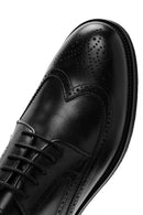 Men's Black Lace-Up Leather Classic Shoes | Derimod