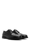 Men's Black Lace-Up Leather Classic Shoes | Derimod