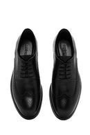 Men's Black Lace-Up Leather Classic Shoes | Derimod