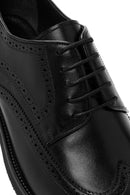 Men's Black Lace-Up Leather Classic Shoes | Derimod