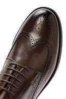 Men's Brown Lace-Up Leather Classic Shoes | Derimod