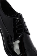 Erkek Siyah Bağcıklı Rugan Deri Klasik Ayakkabı | Derimod