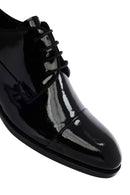 Erkek Siyah Bağcıklı Rugan Deri Klasik Ayakkabı | Derimod