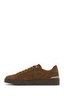 Men's Tan Lace-Up Leather Sneaker | Derimod