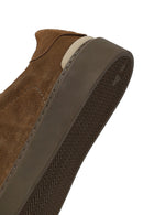 Men's Tan Lace-Up Leather Sneaker | Derimod