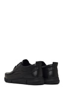 Erkek Siyah Bağcıklı Deri Casual Ayakkabı | Derimod