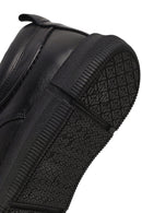 Erkek Siyah Bağcıklı Deri Casual Ayakkabı | Derimod