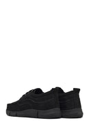 Men's Black Lace-up Nubuck Leather Casual Shoes | Derimod