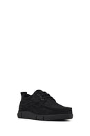 Men's Black Lace-up Nubuck Leather Casual Shoes | Derimod