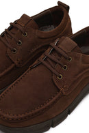 Men's Brown Lace-up Nubuck Leather Casual Shoes | Derimod