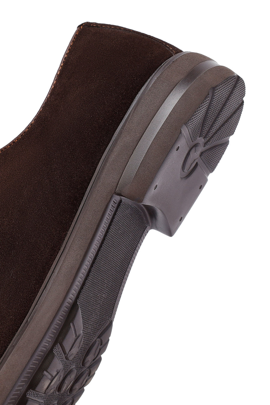 Men's Brown Lace-Up Suede Leather Casual Shoes
