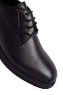 Erkek Siyah Bağcıklı Deri Casual Ayakkabı | Derimod