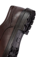 Erkek Kahverengi Bağcıklı Deri Casual Ayakkabı | Derimod