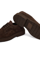 Men's Brown Lace-Up Suede Leather Casual Shoes | Derimod