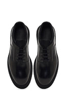 Erkek Siyah Bağcıklı Deri Casual Ayakkabı | Derimod