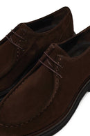Erkek Kahverengi Bağcıklı Kalın Tabanlı Süet Deri Casual Ayakkabı | Derimod
