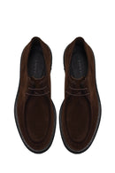 Erkek Kahverengi Bağcıklı Kalın Tabanlı Süet Deri Casual Ayakkabı | Derimod