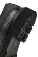 Erkek Siyah Bağcıklı Deri Casual Ayakkabı | Derimod