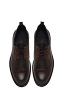 Men's Brown Lace-Up Leather Casual Shoes | Derimod