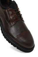 Men's Brown Lace-Up Leather Casual Shoes | Derimod